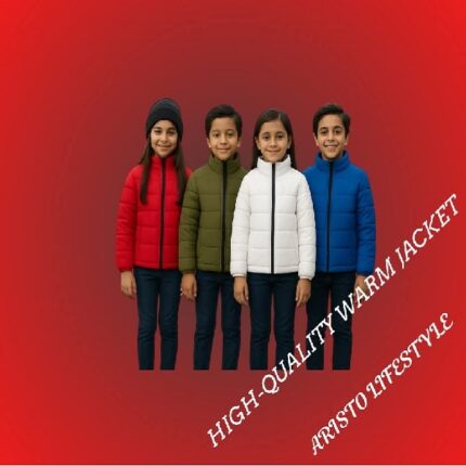 শীতের দিনে আপনার ছোট্ট চ্যাম্পকে রাখে উষ্ণ আর স্টাইলিশ এই SmartFit Kids Puffer Jacket দিয়ে।